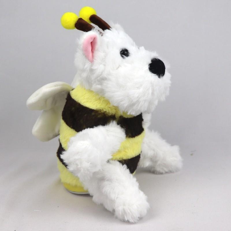 Highland Terrier Plush Toy With Sound Effect For Kids And Collectors