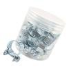 30Pieces Multiple Size Pipe Clamp Set for Liquid Transfer Systems 9/16Inch 5/8Inch Stainlesses Steel Hose Fasteners
