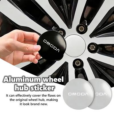 4PCS 56mm Car Styling Wheel Center Hub Caps Rim Cover Badge Emblem Sticker For Chery Omoda 5 C5 Fx 7 8 Pro Plus 7 EV PRO PHEV FX