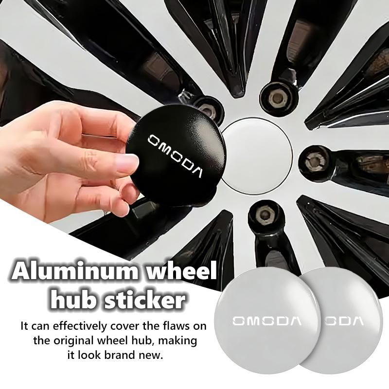 4PCS 56mm Car Styling Wheel Center Hub Caps Rim Cover Badge Emblem Sticker For Chery Omoda 5 C5 fx 7 8 Pro Plus 7 EV PRO PHEV FX