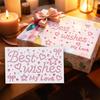 3D Gift Decoration Stickers Love Heart and Star Shape