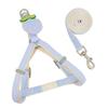 Dog Leash and Harnesses Cute Strawberry Puppy Kitten Harness Striped Cotton Halter 3 Color for Little Dogs Leads Cat Accessories