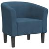 Club Chair Dark Blue Velvet