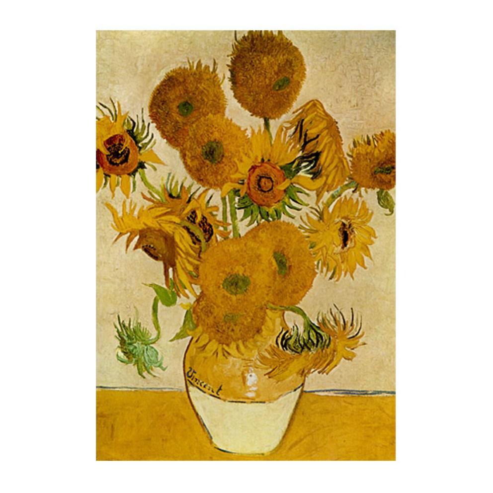 

Chamber Art 1000-Piece Jigsaw Puzzle: Van Gogh s Vase with Fourteen Sunflowers Masterpiece (CA1090)