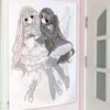 Ins Style Girl Hanging Cloth Cartoon Dormitory Bedroom Bedside Tapestry Wall Background Cloth House Decoration Cloth
