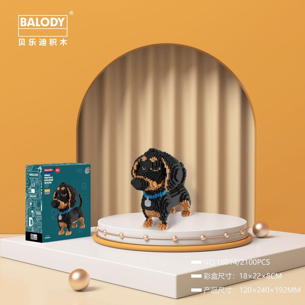 Kawaii Pet Building Blocks Doberman Shiba Inu Poodle Mike Dog Mini Bricks Cat Figure Husky Schnauzer Model Toys For Kids Gift