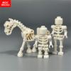 MOC Bricks Military War Medieval Skeleton Horse Animal Action Figures Building Blocks Educational Toys For Children Gifts