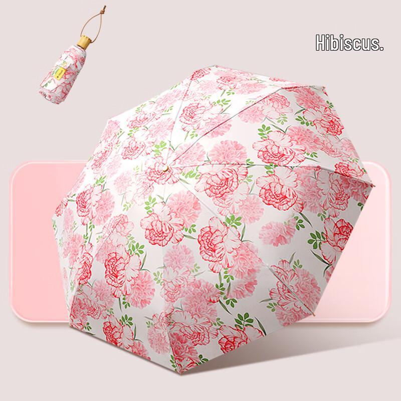 PULIAN Floral Dual-Use Folding Umbrella