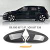 Carbon Fiber Pattern Mirror Cover Strong Scratch Resistant Mirror Case Hassle Free Setups Suitable for MK7 Golf