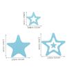 12Pcs Cartoon Star-Shaped Non-Slip Bathtub Stickers Peva Anti-Slip Shower Floor Decals for Kids Bathroom Safety Grip Mat