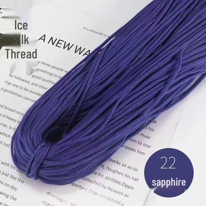 Lightweight Thick Ice Silk Yarn Hand-Knitted Hat & Large Bundle for Spring/Summer Crochet