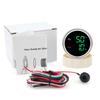 Digital 2 IN 1 Oil Temperature+Oil Pressure Gauge Green Red LED 52mm Gauge with Oil Press/Temp Sensor for Car Boat 12V24V