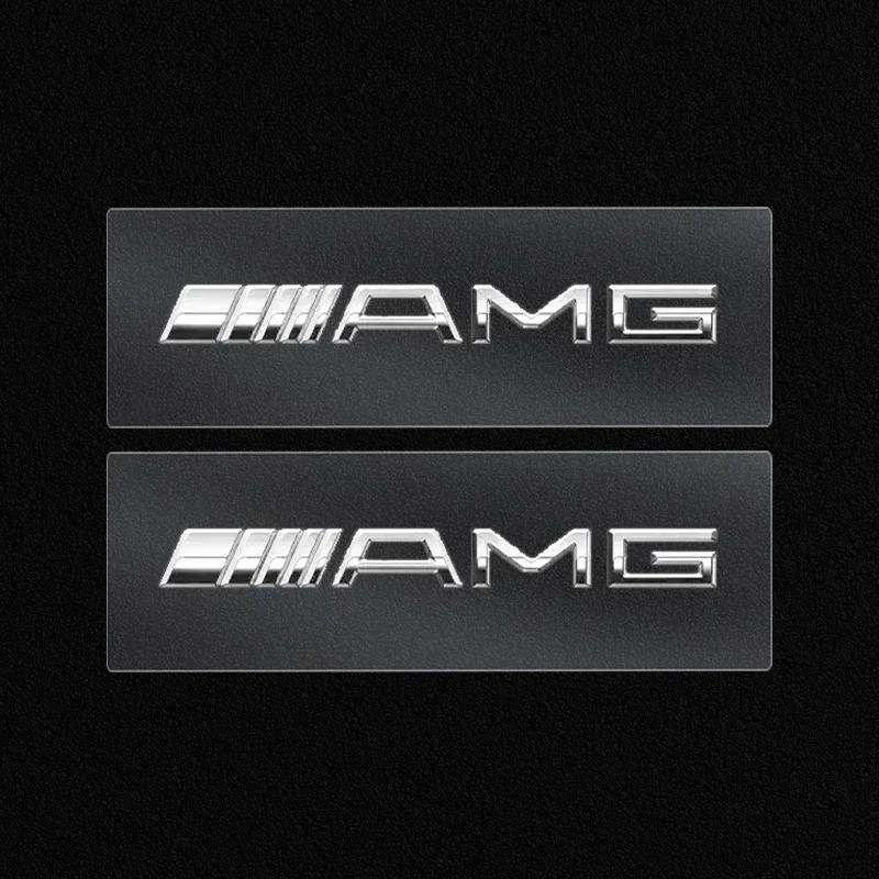 Adesivos de Decoração Exterior para Carro com Logo para Para-lama Lateral da Carroceria Janela da Porta Porta-malas Para Mercedes Benz AMG W204 W211 W212 W166 W117 W176