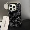Carbon Fiber Pattern Painting Phone Case For iPhone 16,15,14,13,12,11,Pro,XS,Max,Plus,Mini,SE Black Candy Matte Shockproof Cover