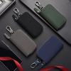Leather Car Key Wallet Large Capacity Housekeeper Key Case Key Holder Organizer Pouch  Home Use