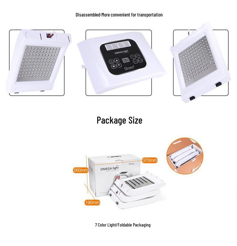 LED Spectrometer Seven-Color Photon Skin Rejuvenation Beauty Mask
