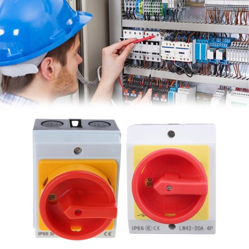 Industrial Main Power Switches Isolator Switches Load Disconnect Switches Simple Installation Great for Outdoor Use