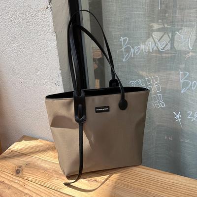 Large Capacity Bag Women's New Niche Design Versatile Single Shoulder Large Bag Casual Portable Commuter Tote Bag Tide