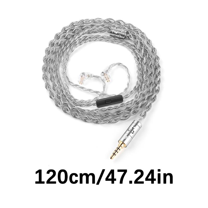 Premium Silver Coated Sound Cable with Low Resistance Design Ensuring Uninterrupted Music Streaming for Audiophile