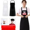 Waterproof Double Pocket Chef Hat Apron with Double Buckle and Custom Logo Printing