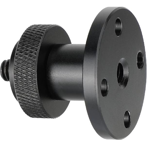 CAMVATE 1/4"-20 Male Thread Screw Support with Wall/Table Mount Round-Shape - 3084
