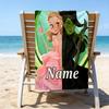 1pc The Wizard of Oz1 Beach Towel with Custom Name, Beach/Swimming/Bath/Picnic/Camping Towel, Suitable for Seaside Beaches