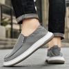 Herrenschuhe Sommer Eis Seide Canvas Schuhe 2025Neu Atmungsaktive Freizeitschuhe Mode Sneaker für Herren Slipper Loafers Zapatillas Hombre