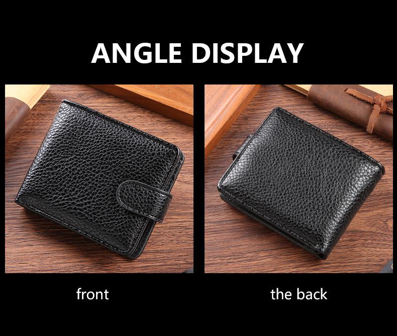 Men's PU Leather Multifunctional Wallet & Coin Purse