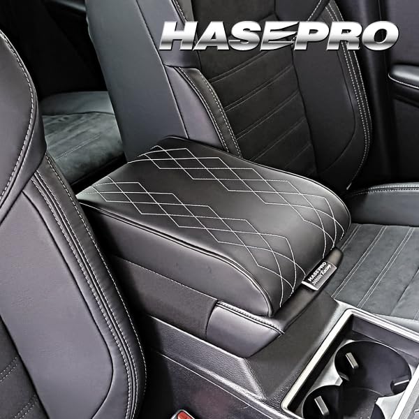 Hase Pro Racing Armrest Cushion Gift Compatible [Large] (Orange Stitching) ARC-2ORN,