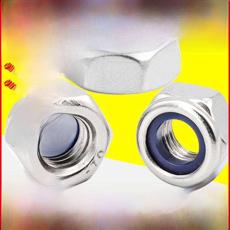 Sechskantmutter aus vernickeltem Edelstahl 304 – Größen M3, M4, M5, M6, M8