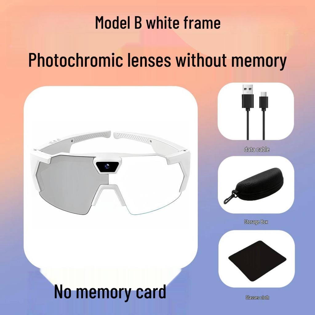 Cycling Smart Glasses with Built-In Camera for Outdoor Photo and Video Recording