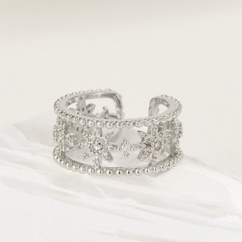 

ins геометрическое кольцо с бриллиантами, в японском и корейском стиле, женское, маленькое, свежее и милое, инкрустированное цирконом, с продвинутым ощущением, с открытой регулировкой