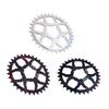 Bike Chainring 32T Round Chainwheel Hollow Aluminium Alloy Single Chain Ring Positive and Negative T