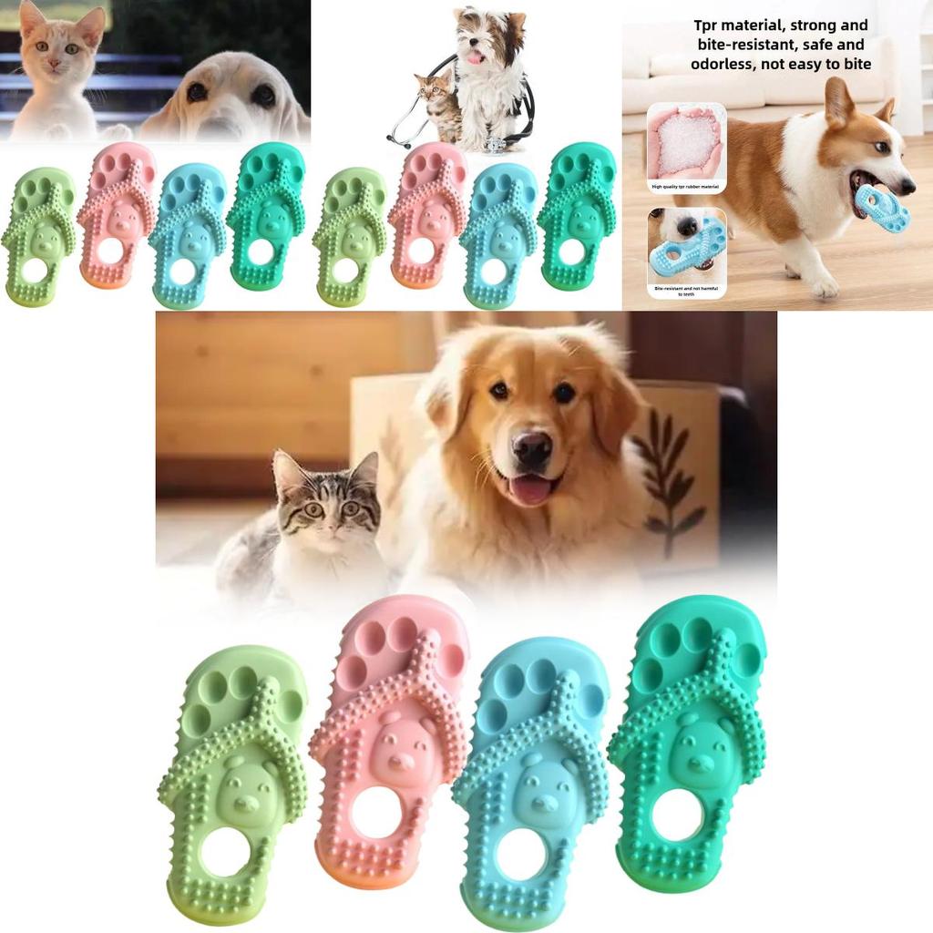 Tpr Chew Shoes Pet Toy For Dogs And Cats With Tooth Cleaning Features Suitable For Play