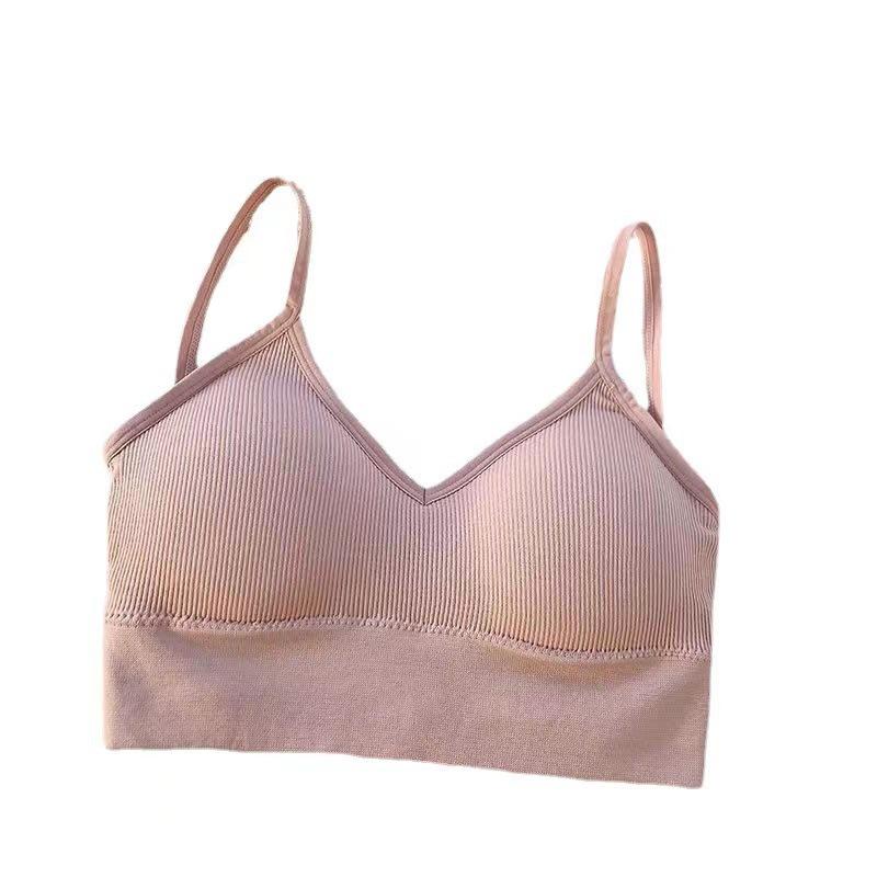 Beautiful Cross-Border Wireless Bra with Stylish Back Straps - Perfect for Students and Trendsetters