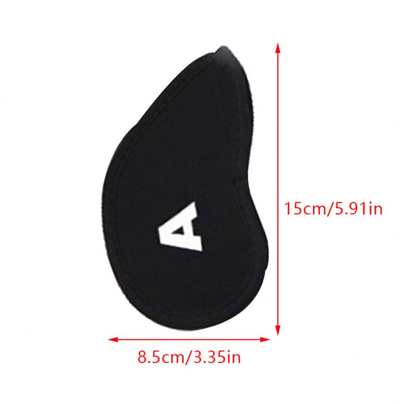 10Pcs Neoprene Golf Club Putter Head Cover Wedge Iron Protective Headcovers Set