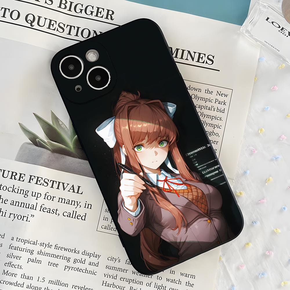 

L-Literatuare Doki Club Чехол для телефона Для IPhone 17 Air 16 E Pro Max 15 14 13 Mini 12 Pro 11 Max Plus Черный Мягкий корпус iPhone 13 Mini