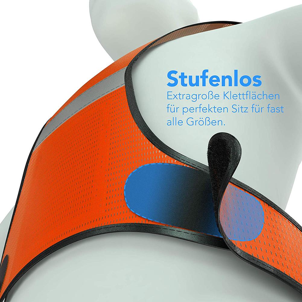 Safety Reflective Vest Flexible Adjustable Reflective Vest for Outdoor Activities Night Running Fishing