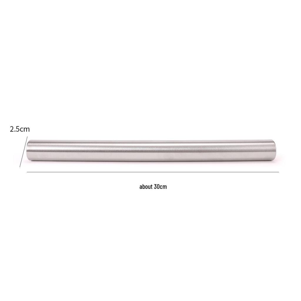 Non-Stick 304 Stainless Steel Double-Ended Rolling Pin
