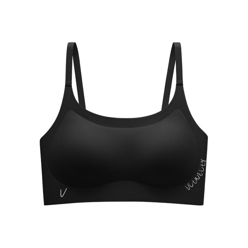 Traceless underwear women's liquid foundation invisible gathering soft support summer suspender beautiful back bra cover
