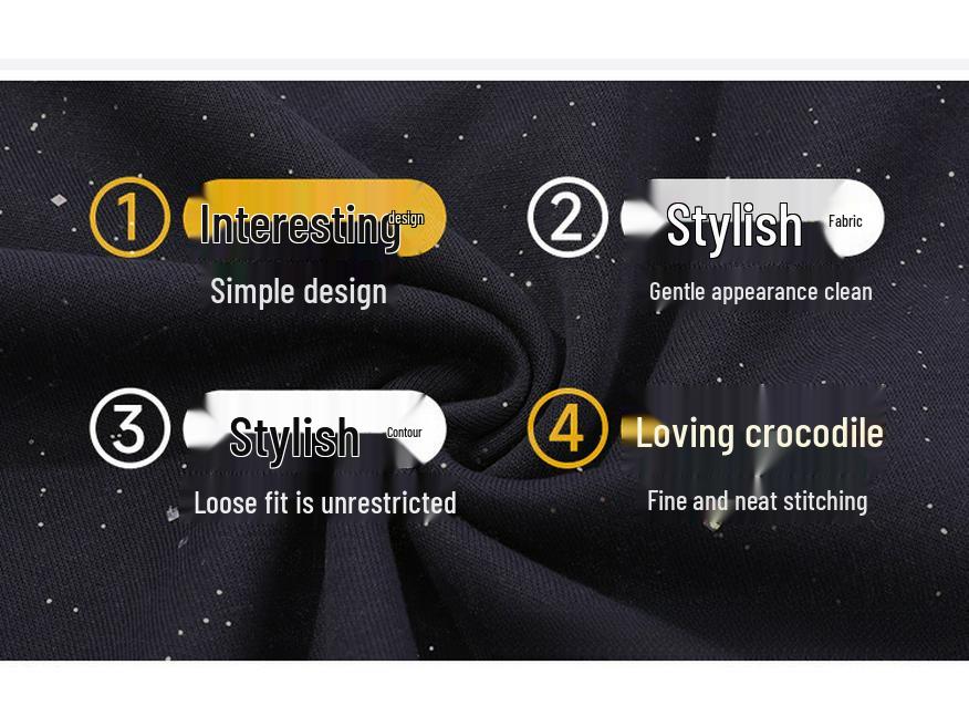 Autumn Retro Unisex Heavyweight Hoodie: Baby's Breath Hua Cotton Crew Neck Sweatshirt