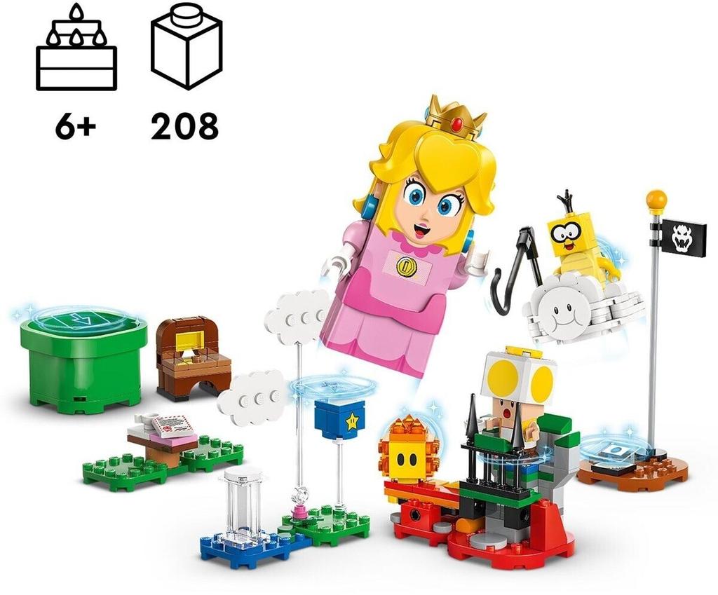 LEGO Super Mario Building Set – Adventure with Interactive Peach (71441)