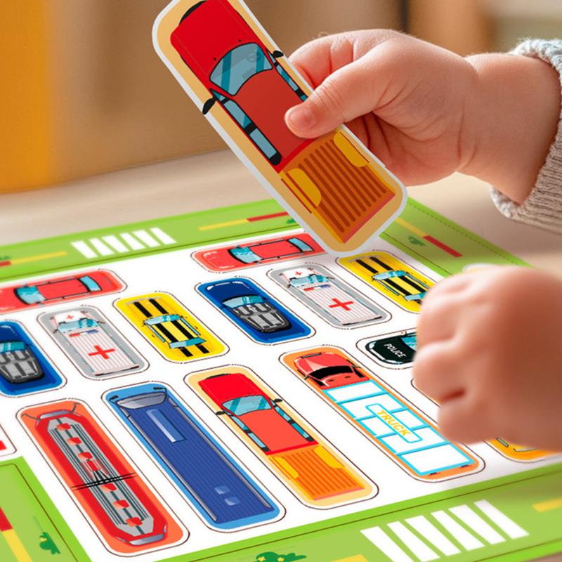 Autospielzeug Rennspielzeug Labyrinth Huarong Road Kinderrätsel Denktraining Konzentrationsfähigkeit Mehrfachherausforderung Ausbruchsspiele