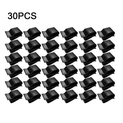 2.5x1.4cm Cable Clamp Anti-aging Black For PV Module