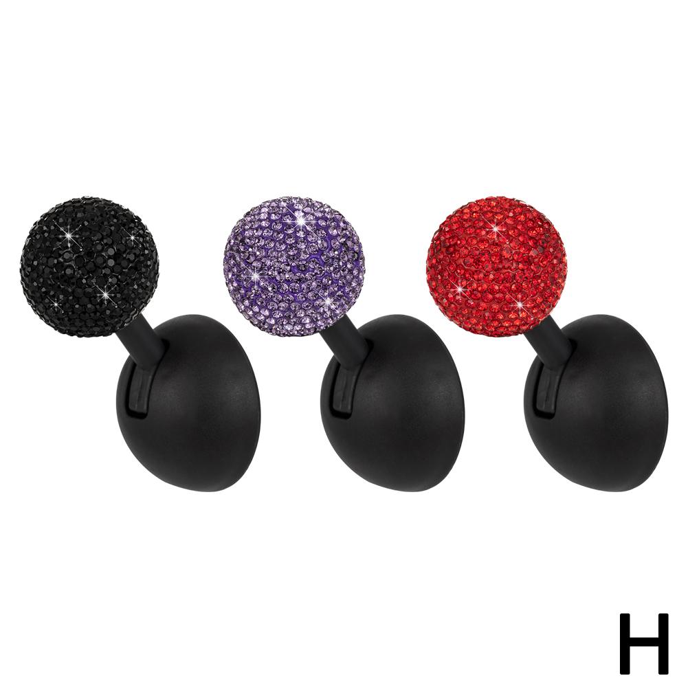 Diamond Start Button Push Start Auto Ignition Button Cover Automotive One-Touch Button Rocker Car Engine Push Start Stop Lever