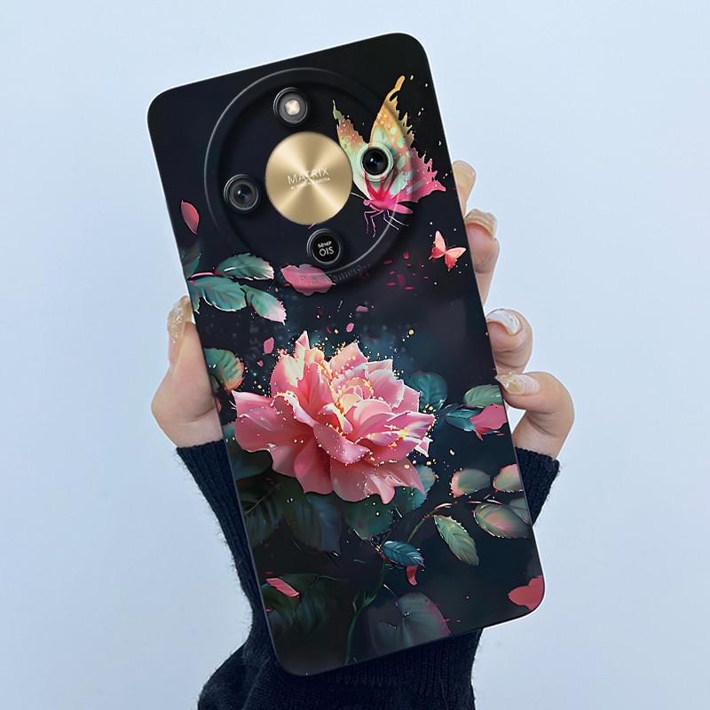 For Honor X9d 5G Case MTN-NX1 Fashion Simplicity Oil Painting Floral Silicone Soft Phone Casing New Design Shockproof Back Cover