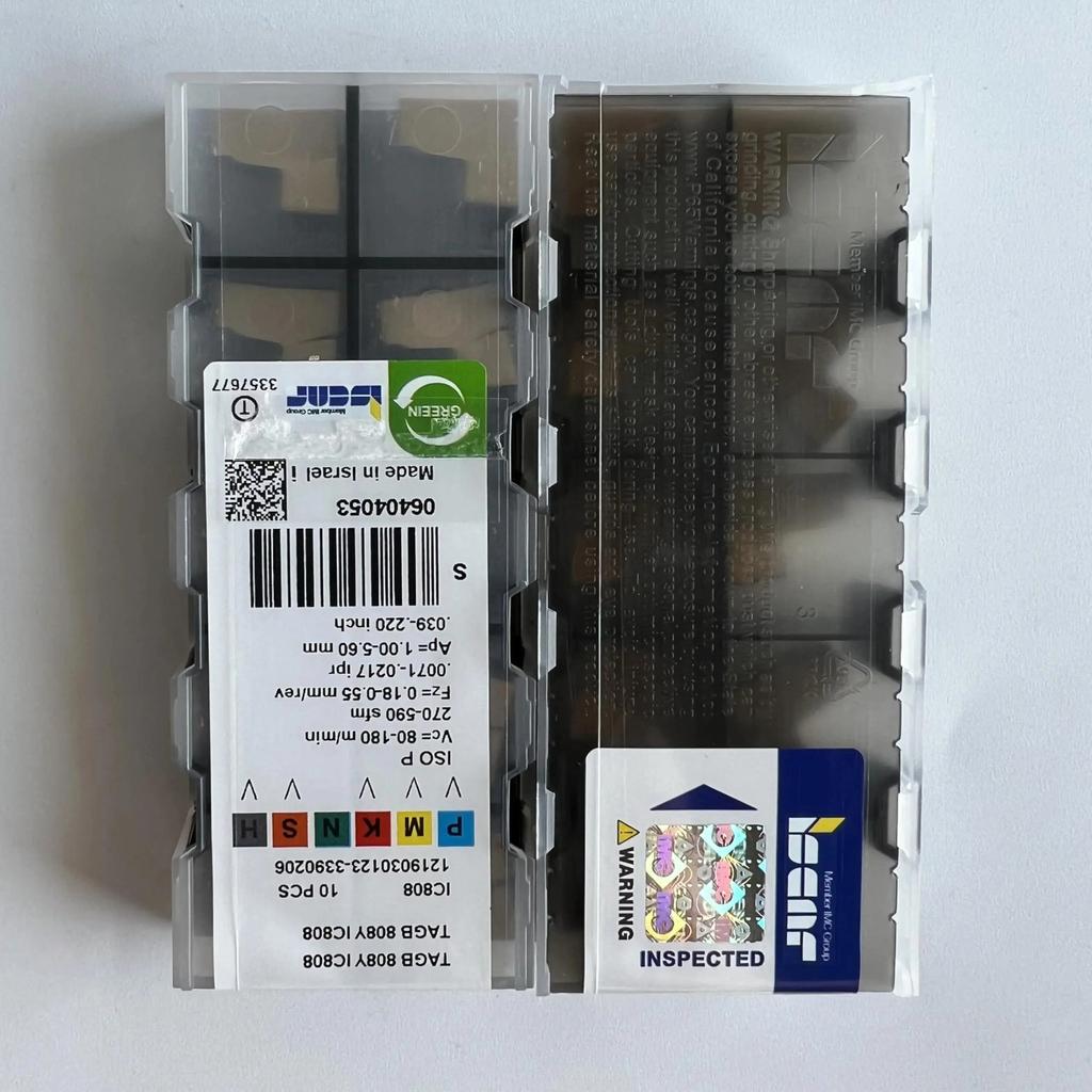 ISCAR / TAGB808Y IC808   Industrial indexable carbide inserts 10 Pcs