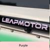For Leapmotor T03 Trunk Letter Emblem Sticker Colorful Matte Black Car Logo Decal