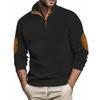 Neue Herren Slim Jacke Jacquard Streifen Casual Stehkragen Langarm Sweatshirt Herren Tops