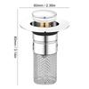Sink Stopper Hair Catcher Anti-Clogging Replacement Drain Strainer For Sink Kitchen Draining Plug For Apartment Dormitory Hotel
